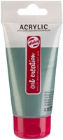 Acrylverf TAC 836 metallicgroen tube 75ml 75 Milliliter