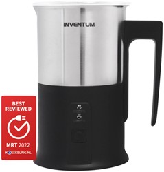 Melkopschuimer Inventum 240ml zwart met rvs 1 Stuk