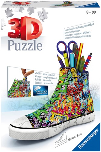 3D puzzel Ravensburger Sneaker Graffiti Style 54st 1 Doos