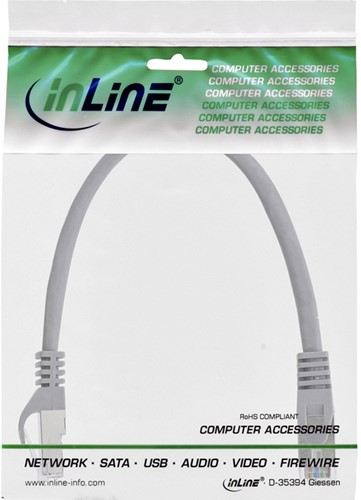 Kabel Inline Cat5.e SF UTP 1.5 meter grijs 1 Stuk-2