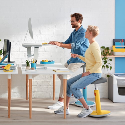 Zit-sta bureau Leitz Ergo Cosy met schuiflade 1 Stuk-1