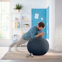 Actieve zitbal Leitz Ergo Cosy 65cm donkergrijs-2