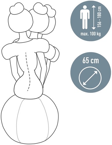 Actieve zitbal Leitz Ergo Cosy grijs 1 Stuk-11