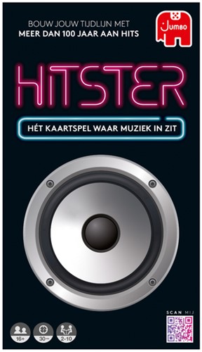 Kaartspel Hitster 16+ waar muziek in zit 1 Stuk-2
