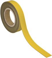 Magneetband MAUL schrijfbaar 10mx30mmx1mm geel 1 Stuk