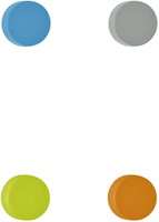 Magneet MAUL Neodymium siliconen 14.6mm 1.5kg 8 Stuk-2