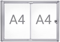 Binnenvitrine wand MAULextraslim 2xA4 slot 1 Stuk