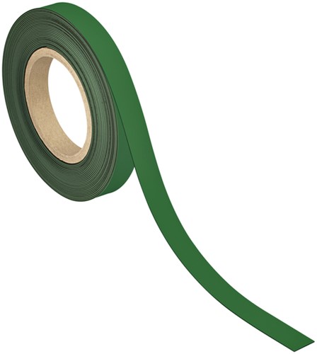 Magneetband MAUL schrijfbaar 10mx20mmx1mm groen 1 Stuk