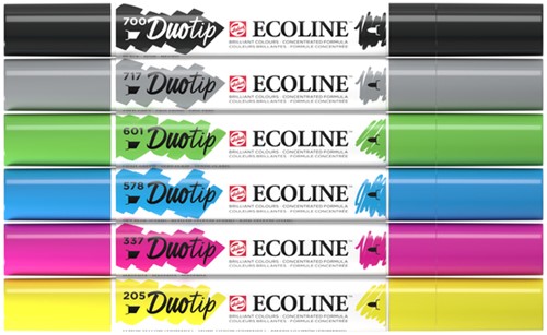 Duotip Talens Ecoline set 6 stuks basis 6 Stuk