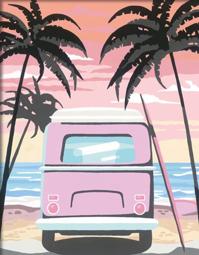 Schilderen op nummers CreArt Beach life 1 Doos-3