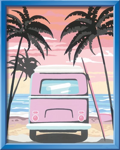 Schilderen op nummers CreArt Beach life-1