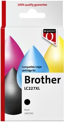 Inktcartridge Quantore Brother Lc227XL zwart 1 Stuk