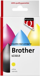 Inktcartridge Quantore Brother Lc3213 geel 1 Stuk