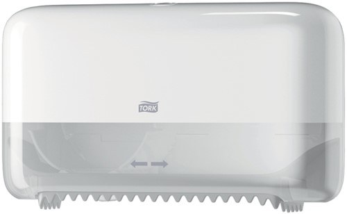 Toiletpapierdispenser Tork T7 Coreless medium wit 1 Stuk