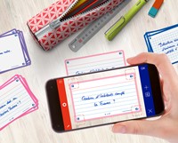 Flashcard Oxf 2.0 75x125mm 80vel 250gr lijn roze 80 Vel-2