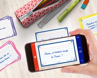 Flashcard Oxf 2.0 75x125mm 80vel 250gr lijn blauw 80 Vel-2