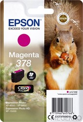 Inktcartridge Epson 378 T3783 rood 1 Stuk