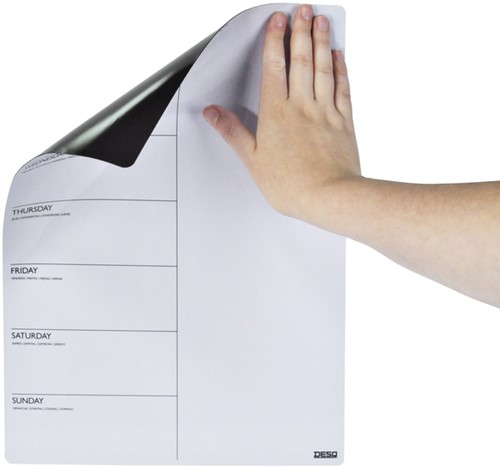 Magnetische planner week Desq 40x30cm magnetisch 1 Stuk-3