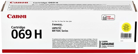 Tonercartridge Canon 069H geel 1 Stuk