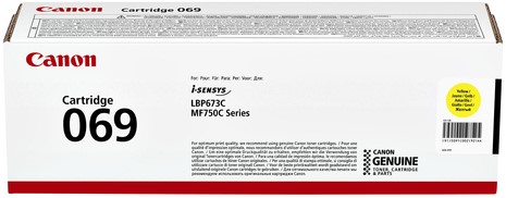 Tonercartridge Canon 069 geel 1 Stuk