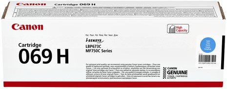 Tonercartridge Canon 069H blauw 1 Stuk