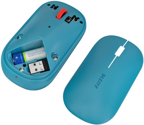 Muis Leitz Cosy draadloos blauw-2