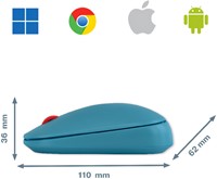 Draadloos muis Leitz Cosy blauw 1 Stuk-1