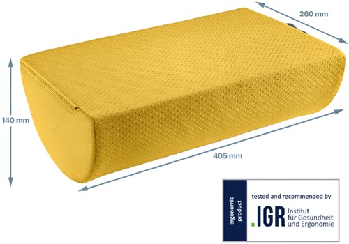 Voetensteun Leitz Ergo Cosy geel 1 Stuk-3
