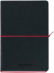 Notitieboek Aurora Tesoro A5 192blz lijn 80gr rood 1 Stuk