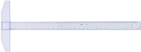 Tekenhaak Aristo GeoCollege 75cm transparant