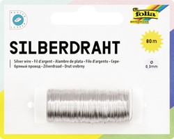 Zilverdraad Folia 0.3mmx80m 1 Stuk