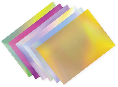 Regenboogpapier en karton Folia 24x34 12vel 6tint 12 Vel-2