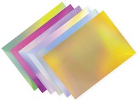 Regenboogpapier en karton Folia 24x34 12vel 6tint 12 Vel-2
