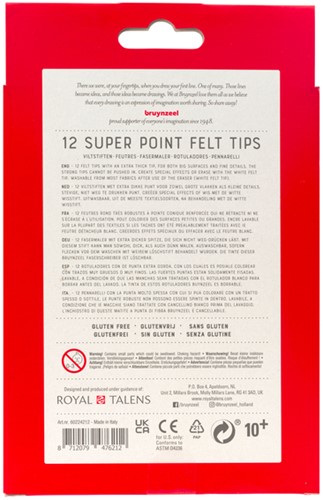 Bruynzeel Viltstiften super points set 12 12 Stuk-2