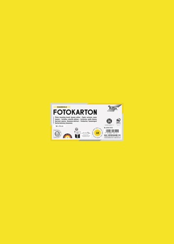 Fotokarton Folia 300gr 50x70cm 14 banaangeel 1 Stuk