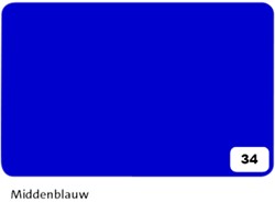 Fotokarton Folia 2z 50x70cm 300gr nr34 middenblauw 1 Stuk