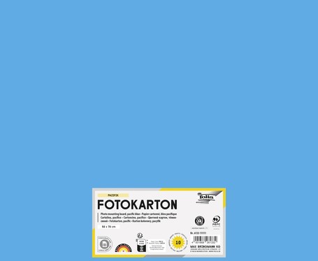 Fotokarton Folia 300gr 50x70cm 33 oceaanblauw 1 Stuk