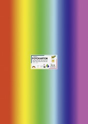 Fotokarton Folia 300gr 50x70cm 1650 regenboog 1 Stuk