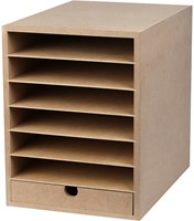 Papier opslag Crea Com hxbxd 31.5x24.3x32cm MDF 1 Stuk