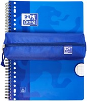 Pennenetui Oxford rechthoek blauw 1 Stuk-3