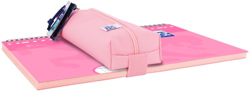 Pennenetui Oxford rechthoek roze 1 Stuk-4