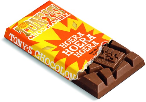 Chocolade Tony Chocolonely gefeliciteerd reep 180 180 Gram