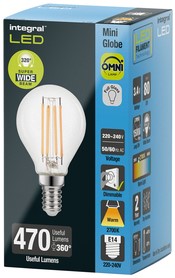 Ledlamp Integral E14 2700K warm wit 3.4W 470lumen 1 Stuk-2