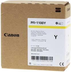 Inktcartridge Canon PFI-1100 geel 1 Stuk