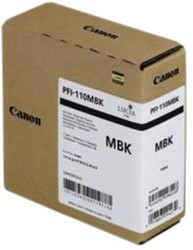 Inktcartridge Canon PFI-110 mat zwart 1 Stuk