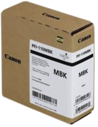 Inktcartridge Canon PFI-110 mat zwart 1 Stuk