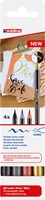 Brushpen edding 1340 letteringset assorti 4 Stuk