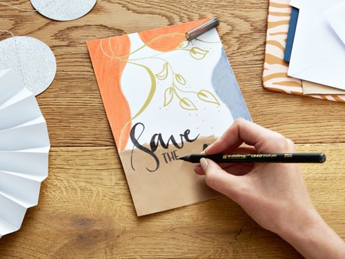 Brushpen edding 1340 metallic violet 1 Stuk-2