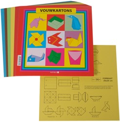 Vouwkarton Papurys vierkant 20x20cm 105gr 40 Vel