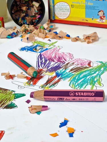 Kleurpotlood STABILO 882 woody 3 in 1 5st assorti 5 Stuk-4